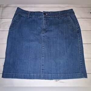 Sanoma Life + Style Denim Mini Skirt Size 12
Summer Skirt, Office Skirt, Classic